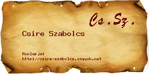 Csire Szabolcs névjegykártya